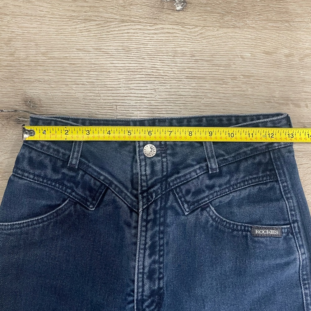 Vintage Rockies Rocky Mountain High Waisted Jeans Size 28 - Picture 13 of 13